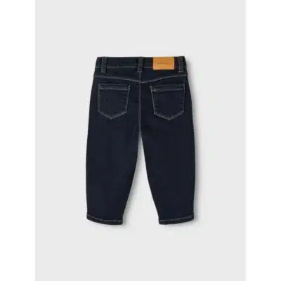 Lil' Atelier - BIBI DNMETAMS 3577 ANCLE PANT - Dark Blue Denim