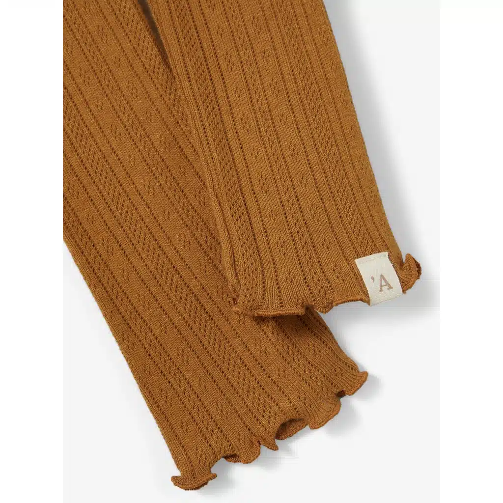 Lil' Atelier - RACHEL SLIM LEGGINGS - Golden Brown