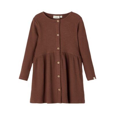 Lil' Atelier - RAJA LS DRESS - Chestnut
