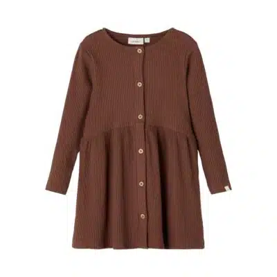 Lil' Atelier - RAJA LS DRESS - Chestnut