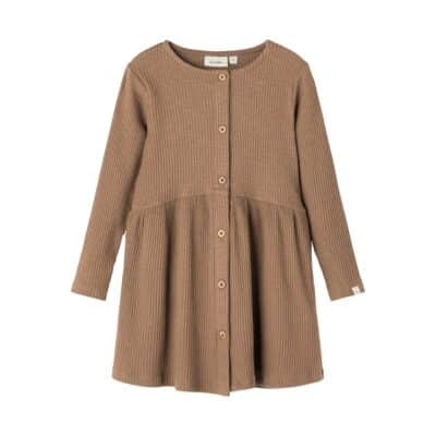 Lil' Atelier - RAJA LS DRESS - Woodsmoke