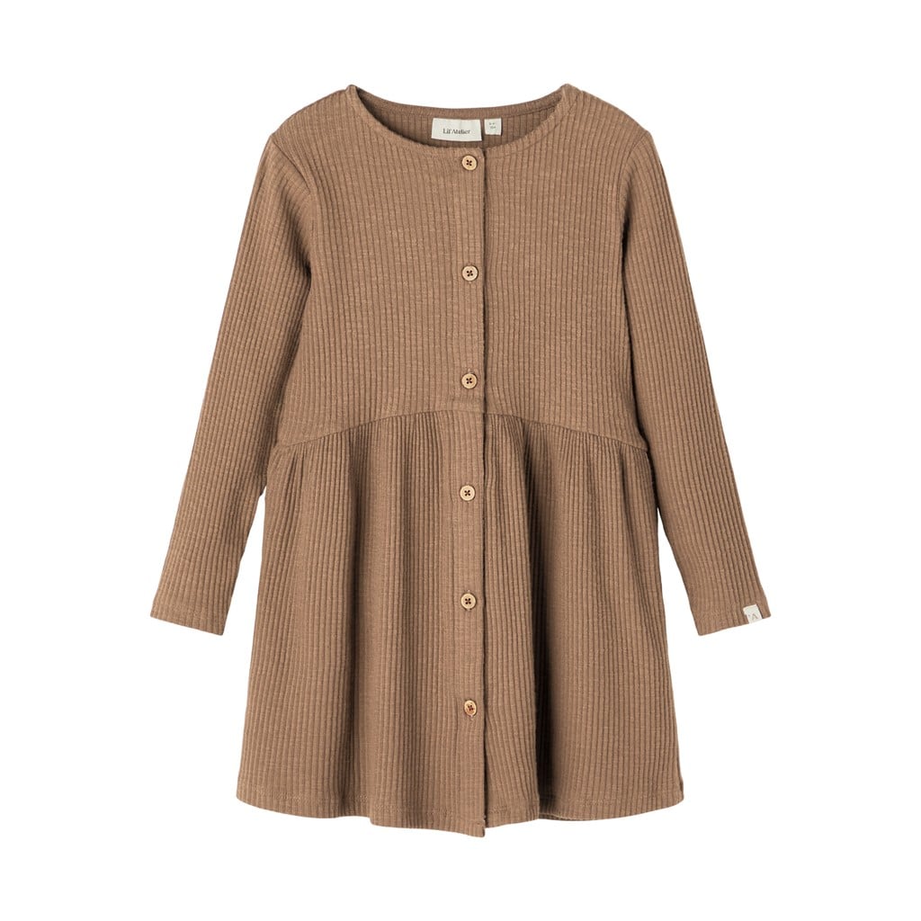 Lil' Atelier - RAJA LS DRESS - Woodsmoke