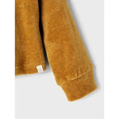 Lil' Atelier - REBEL LS LOOSE SHORT SWEAT - Golden Brown