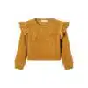 Lil' Atelier - REBEL LS LOOSE SHORT SWEAT - Golden Brown