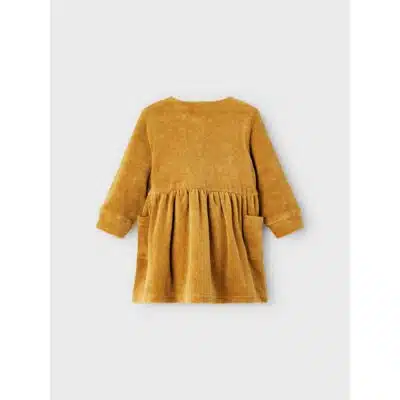 Lil' Atelier - REBEL LS LOOSE SWEAT DRESS - Golden Brown
