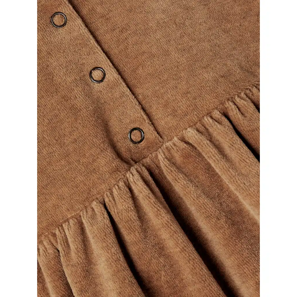 Lil' Atelier - REBEL LS LOOSE SWEAT DRESS - Woodsmoke