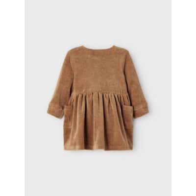 Lil' Atelier - REBEL LS LOOSE SWEAT DRESS - Woodsmoke