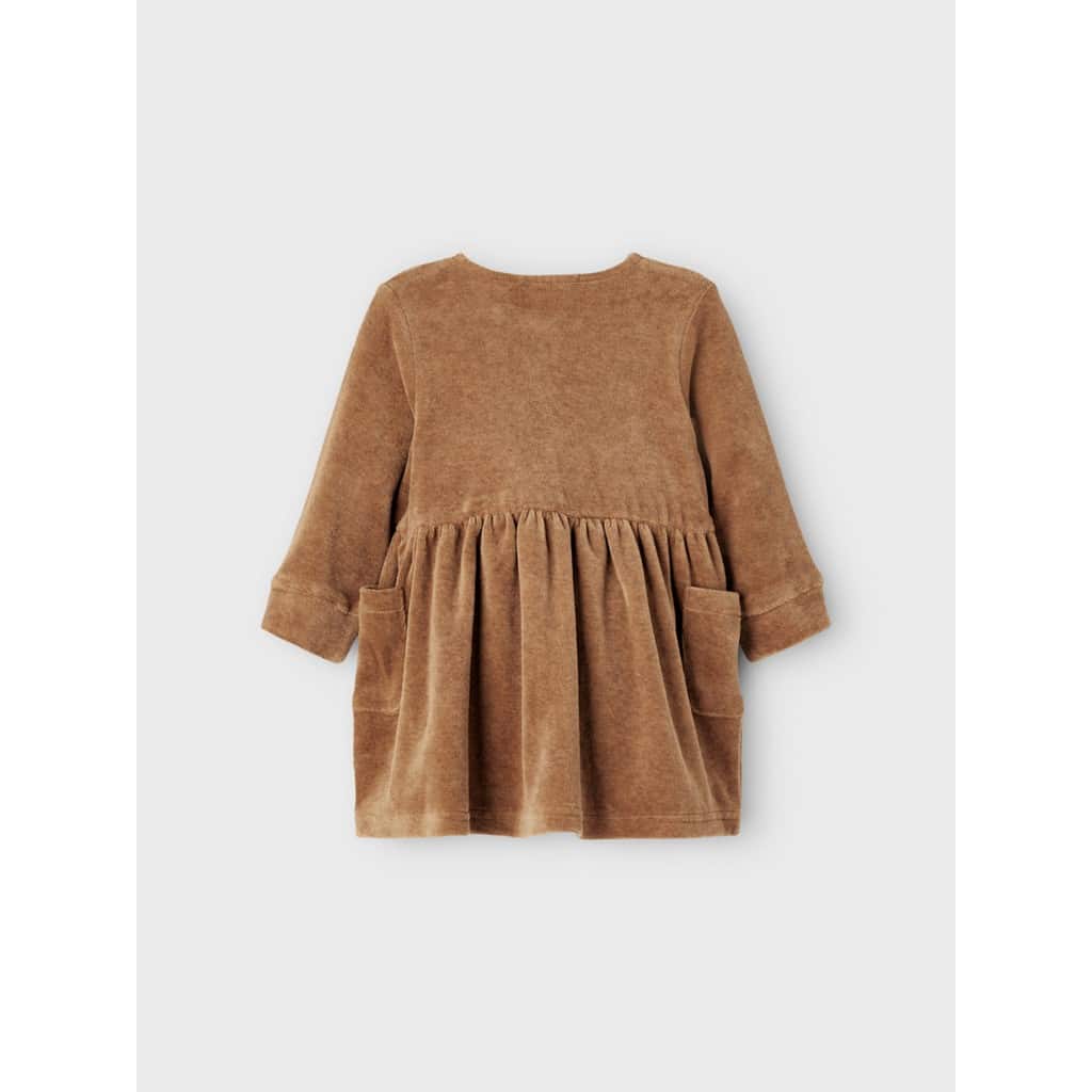 Lil' Atelier - REBEL LS LOOSE SWEAT DRESS - Woodsmoke