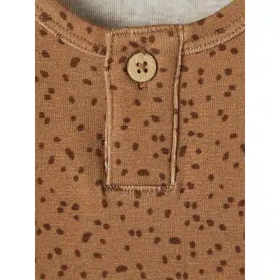 Lil'Atelier Romper Geo Tobacco Brown