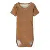Lil'Atelier Romper Geo Tobacco Brown