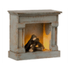 Maileg - Fireplace - Vintage Blue