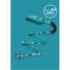 Micro Step - Micro Step - Micro Pull and Carry Elastisch Reflecterend - Aqua