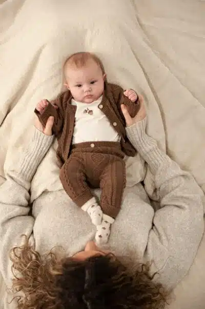 Feetje - Broek gebreid cable-knit - The Knits