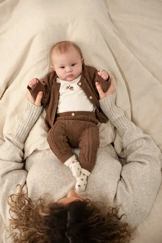Feetje - Broek gebreid cable-knit - The Knits