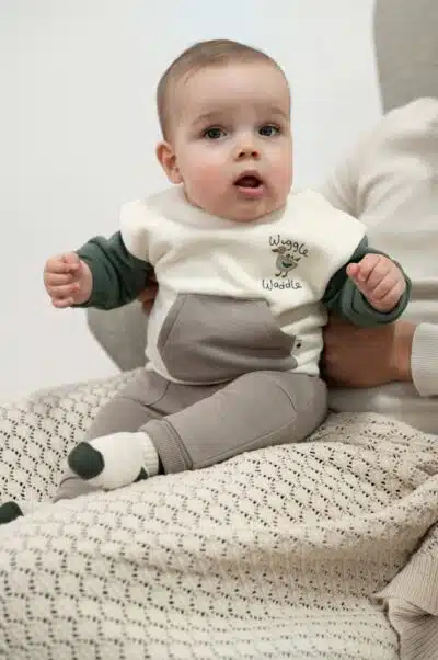 Feetje - Broek - Wiggle and Waddle - Grijs