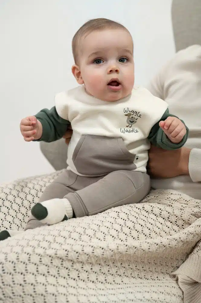 Feetje - Broek - Wiggle and Waddle - Grijs