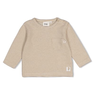 Feetje - Longsleeve rib met streep - Over the Moon for You