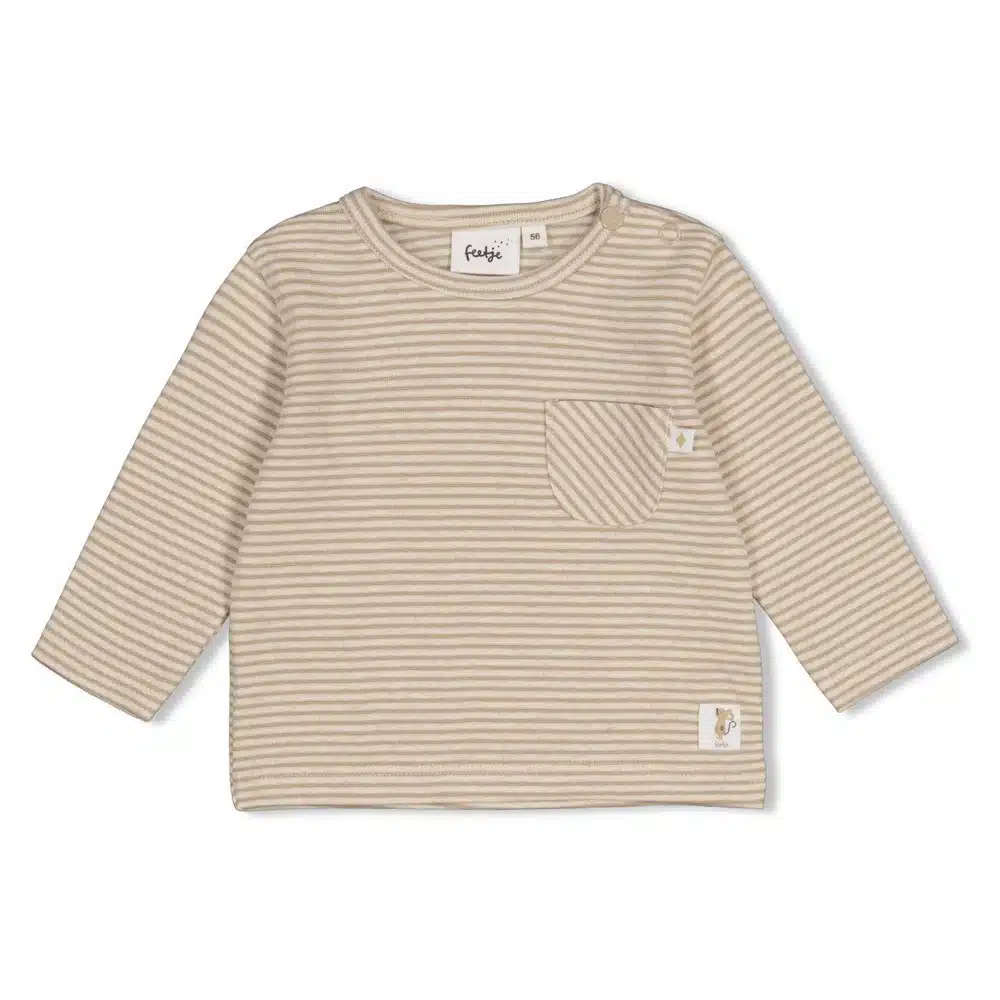 Feetje - Longsleeve rib met streep - Over the Moon for You