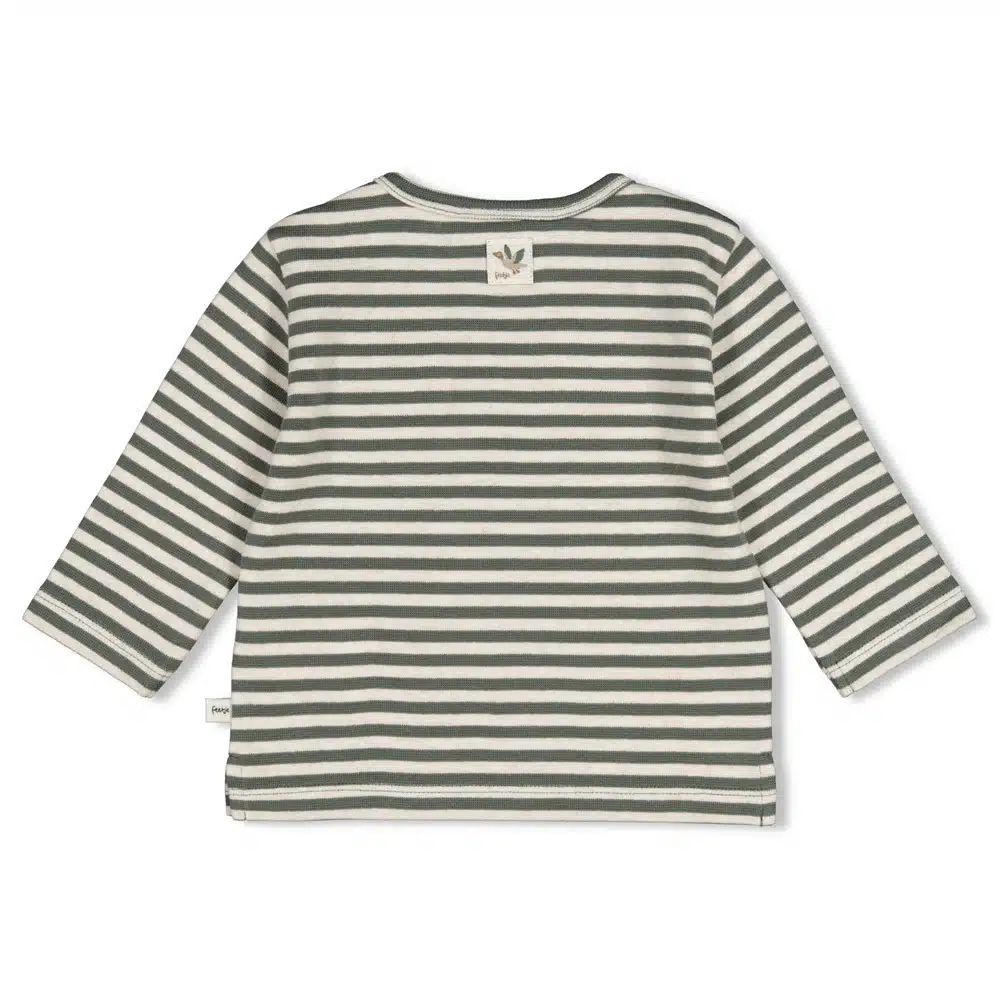 Feetje - Longsleeve rib met streep - Wiggle and Waddle