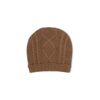 Feetje - Mutsje gebreid cable-knit - The Knits - Bruin