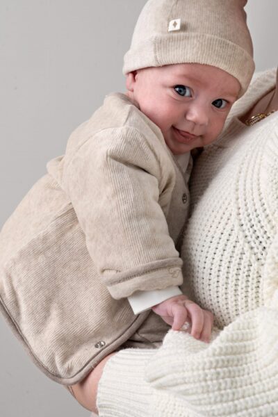Feetje - Mutsje velours rib - The Cuddle Company