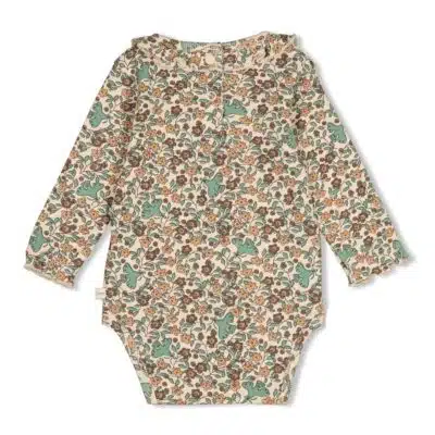 Feetje - Romper rib AOP - Lucky Bloombird