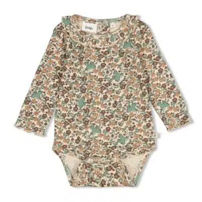 Feetje - Romper rib AOP - Lucky Bloombird