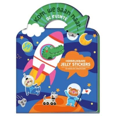 Jelly Stickerboek - Kom, we gaan naar de ruimte