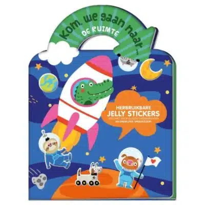 Jelly Stickerboek - Kom, we gaan naar de ruimte