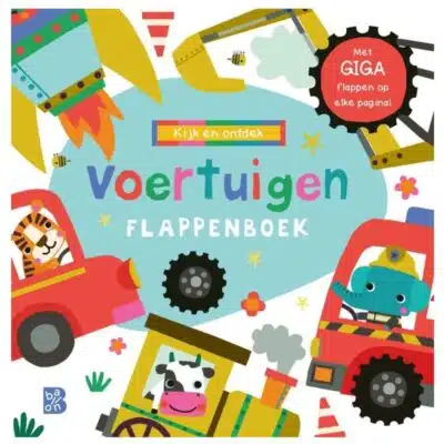 Kijk en ontdek - Voertuigen flappenboek (Karton)