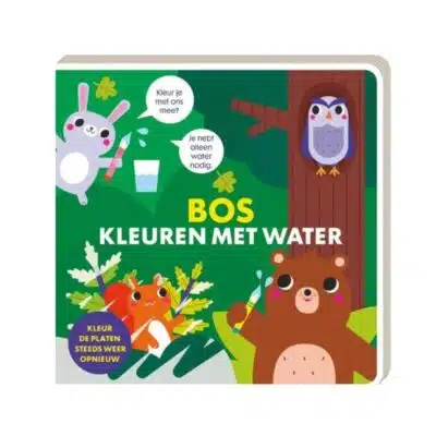 Kleuren met water - Bos