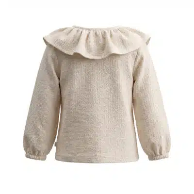 Your Wishes - Mini Jacquard - Ruffle Collar Longsleeve