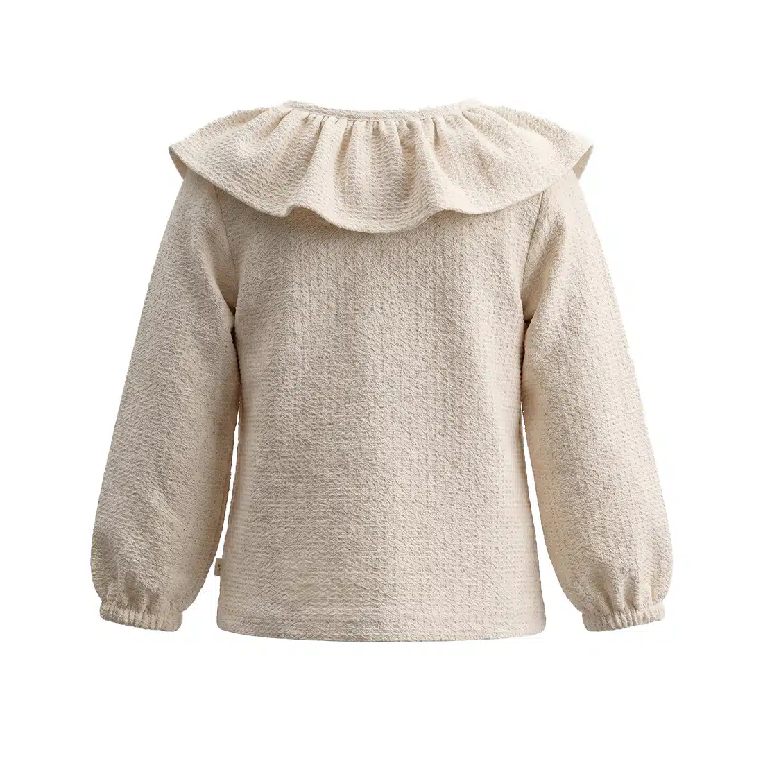 Your Wishes - Mini Jacquard - Ruffle Collar Longsleeve