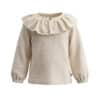 Your Wishes - Mini Jacquard - Ruffle Collar Longsleeve