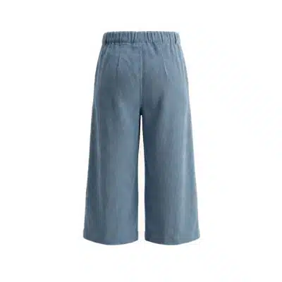 Your Wishes - Rib Denim - Wide Leg Pants