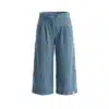 Your Wishes - Rib Denim - Wide Leg Pants