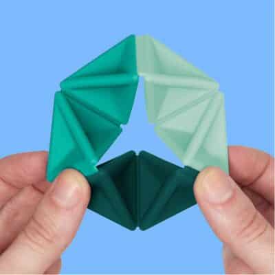 SPEKS. - Pivot Silicone Flexagon (Willekeurige kleur)