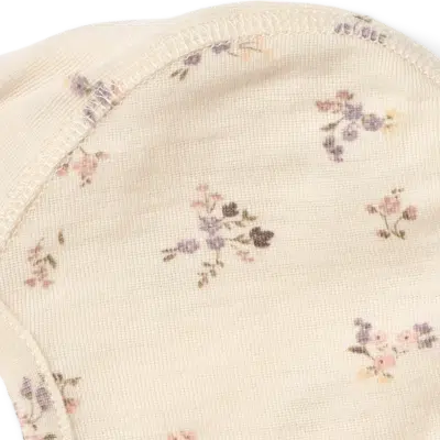 Wheat - 2 Wool Bonnet Billie - Eggshell Flowers