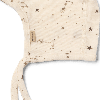 Wheat - 2 Wool Bonnet Billie - Eggshell Stars