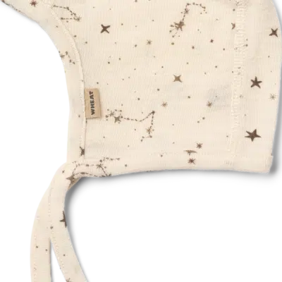 Wheat - 2 Wool Bonnet Billie - Eggshell Stars
