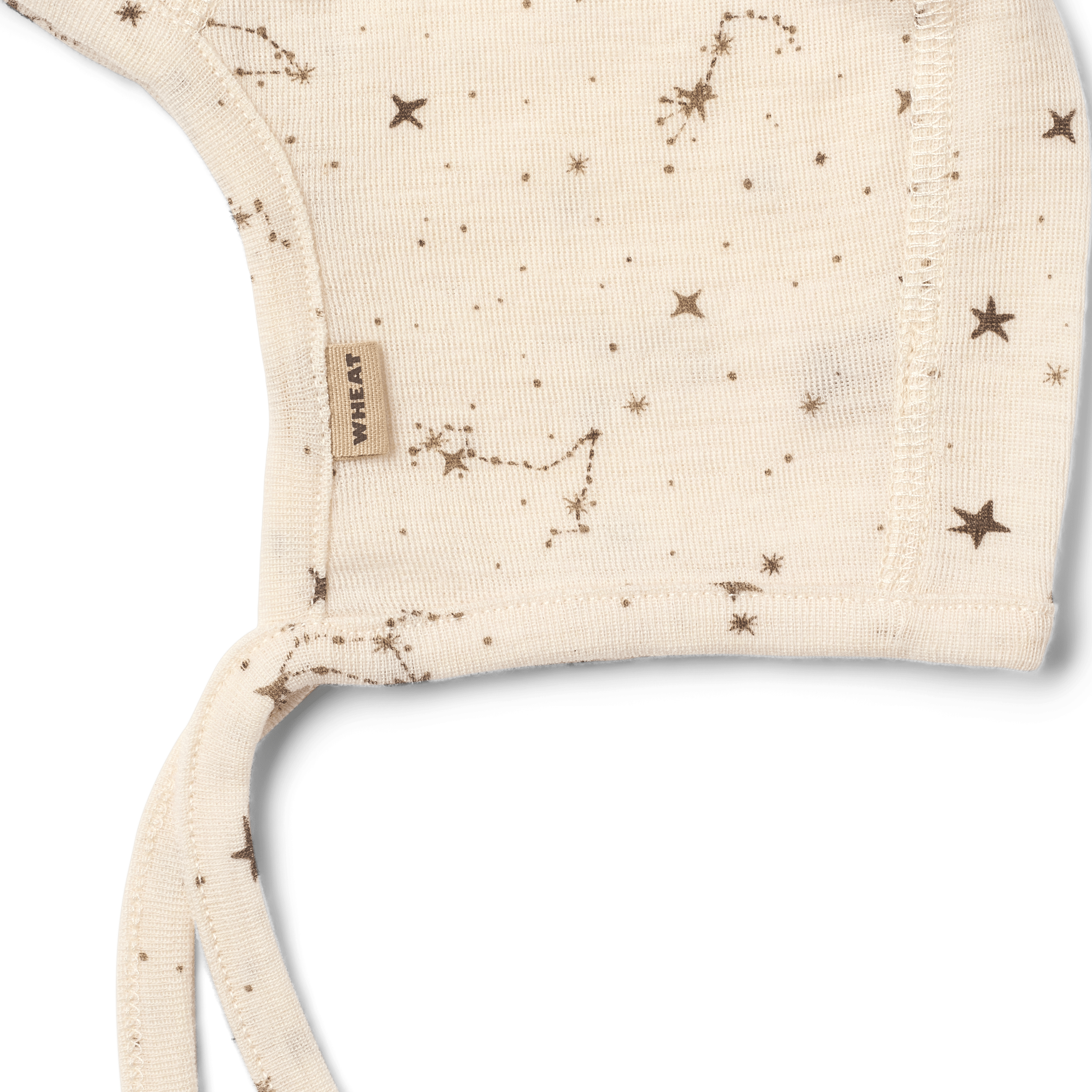 Wheat - 2 Wool Bonnet Billie - Eggshell Stars