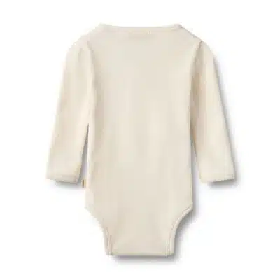 Wheat - Body Wraparound L/S Pil - Ivory