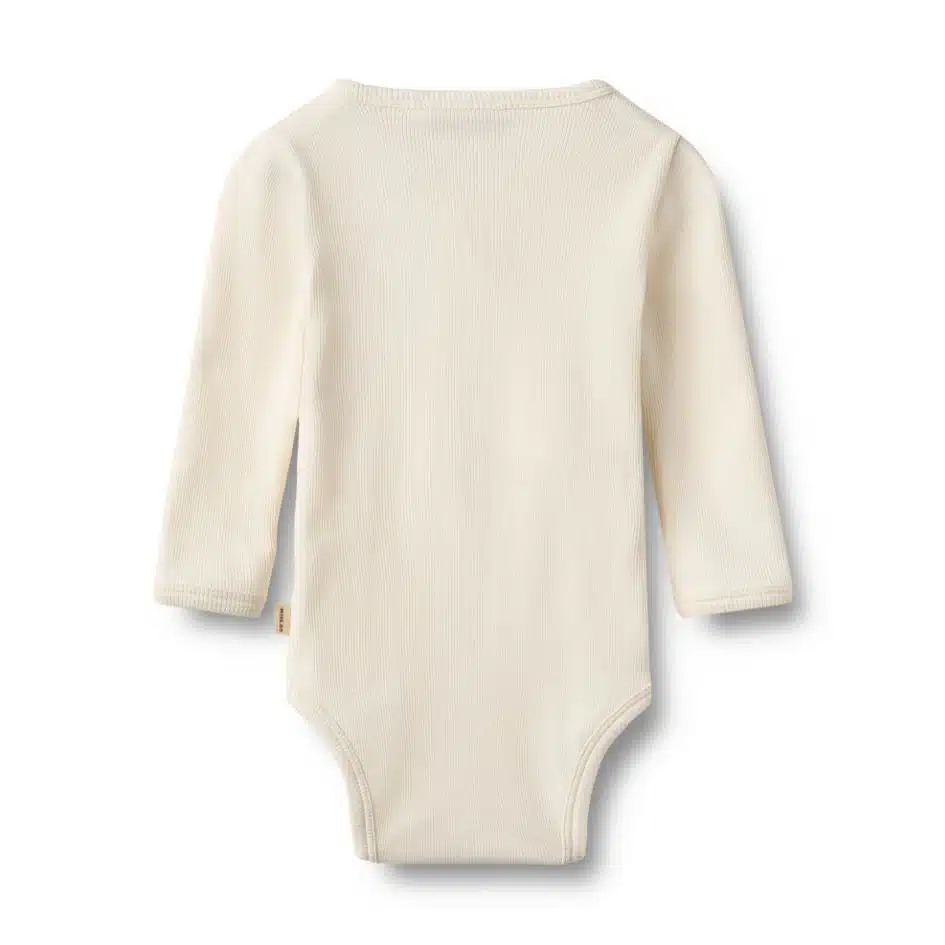 Wheat - Body Wraparound L/S Pil - Ivory
