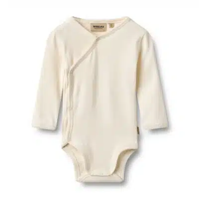 Wheat - Body Wraparound L/S Pil - Ivory