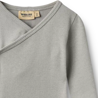Wheat - Body Wraparound L/S Pil - Slightly Blue
