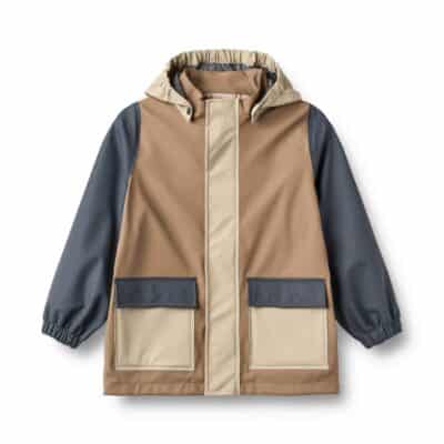 Wheat - Rainwear Otu Jacket - White Pepper