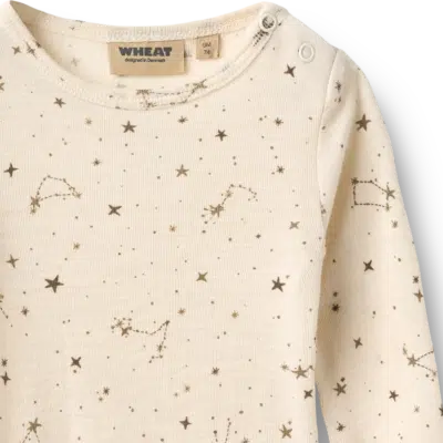 Wheat - Wool Body L/S Lucca - Eggshell Star