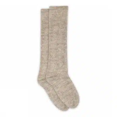 MP Denmark - Wool Socks - Remy knee socks - Light Brown Melange
