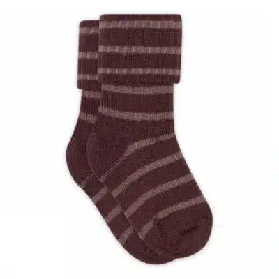 MP Denmark - Wool Socks - Viggy baby socks - Grape Skin