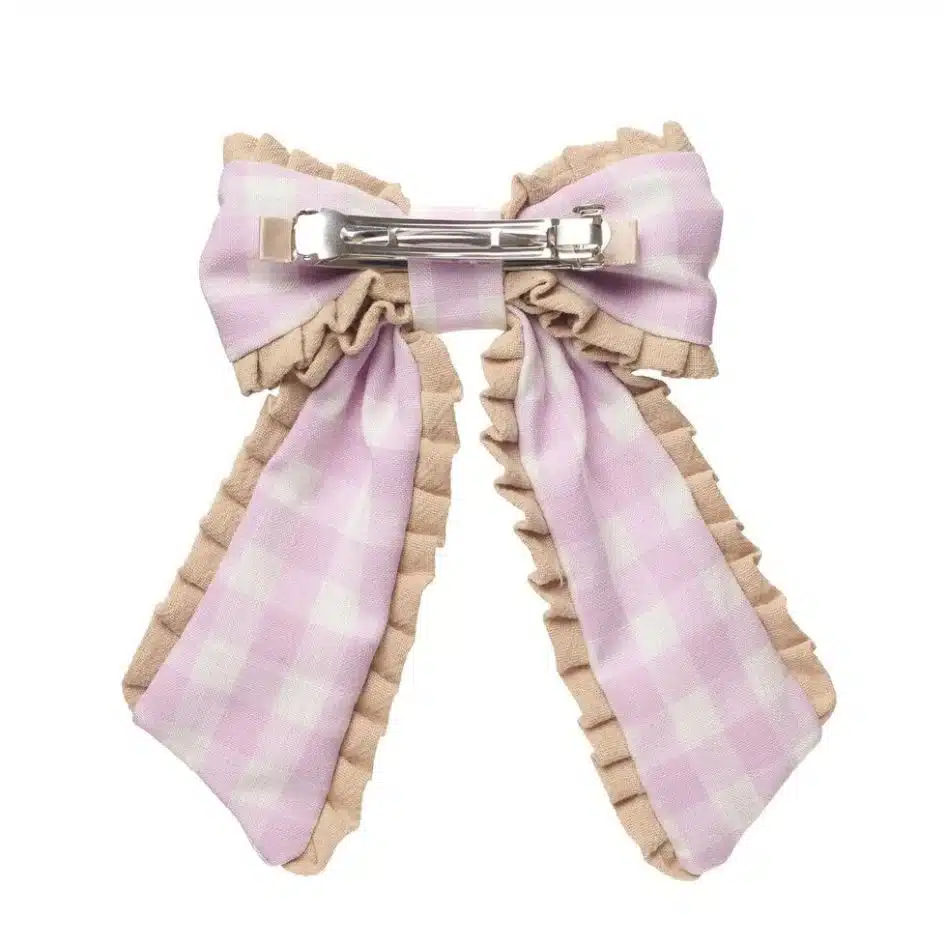Rockahula Kids - Gingham Ruffle Bow Clip
